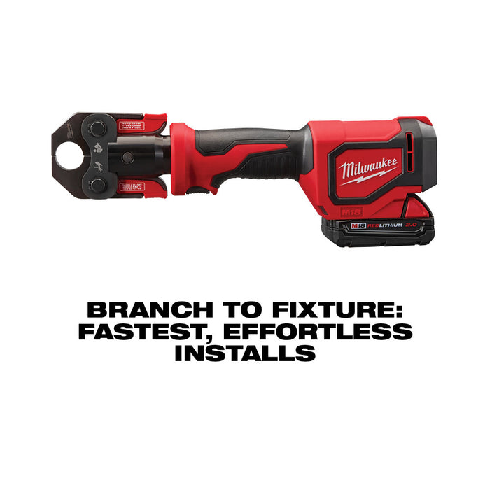 MILWAUKEE M18 Short Throw Press Tool Kit w/ PEX Crimp Jaws