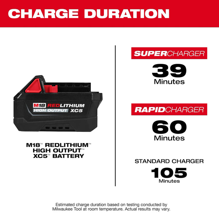 Milwaukee M18™ REDLITHIUM™ HIGH OUTPUT™ XC5™ Battery Pack