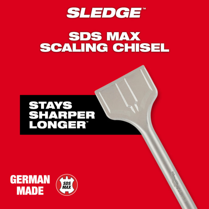 Milwaukee Tools SDS-MAX SLEDGE 3" Scaling Chisel 48-62-4087