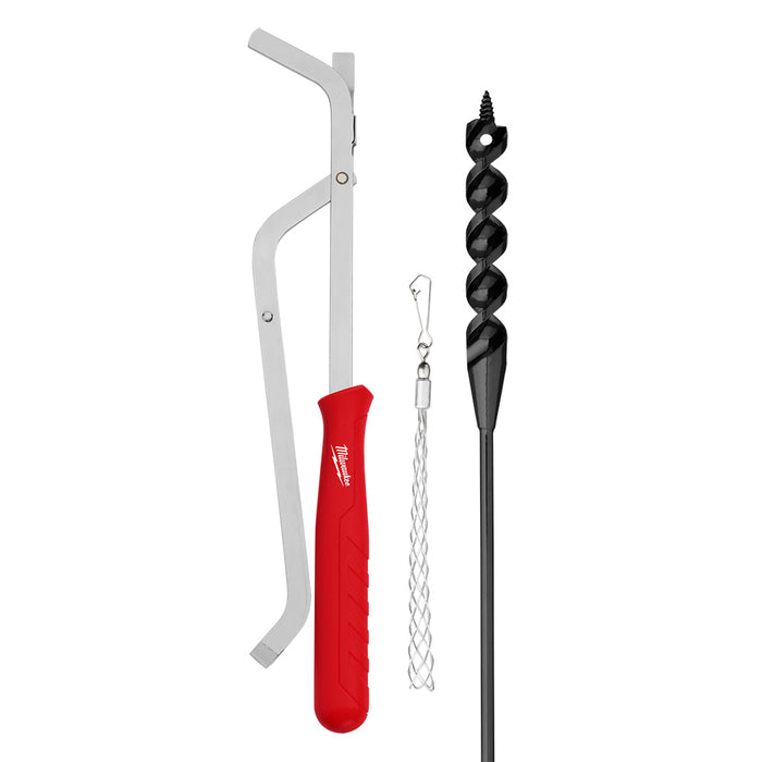 MILWAUKEE 3 PIEZAS. Juego de puntas de barrena de cable flexible de 9/16" x 54"