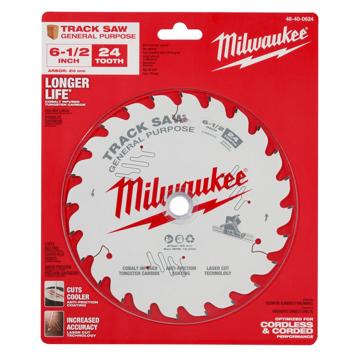 MILWAUKEE 6-1/2" 24T Track Saw Blade