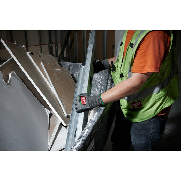 MILWAUKEE Cut Level 6 High-Dexterity Nitrile Dipped Gloves