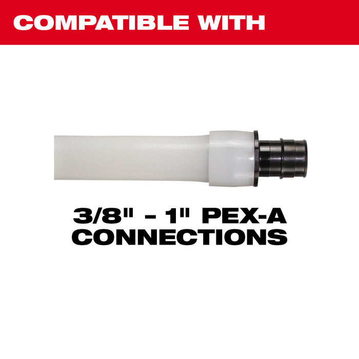 Expansor MILWAUKEE M12 FUEL™ ProPEX® con kit de cabezales expansores RAPID SEAL™ ProPEX® de 1/2"-1"