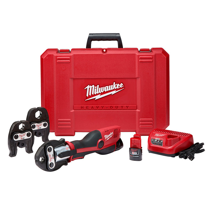 MILWAUKEE M12™ FORCE LOGIC™ Press Tool Kit w/ Jaws