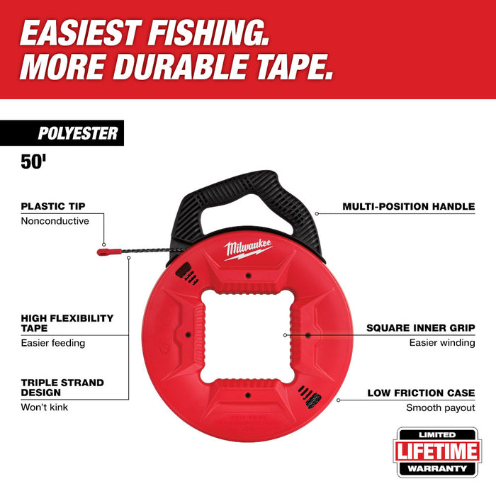 MILWAUKEE Polyester Fish Tape