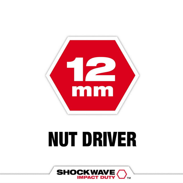 MILWAUKEE SHOCKWAVE IMPACT DUTY™ 2-9/16" Magnetic Nut Drivers (10 PACK)