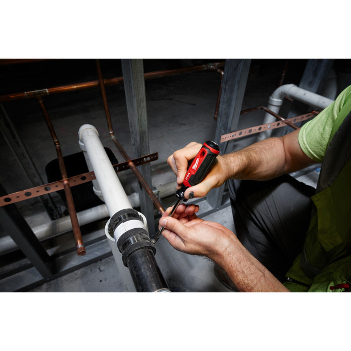 MILWAUKEE 3/8" Slotted 8" Cushion Grip Screwdriver