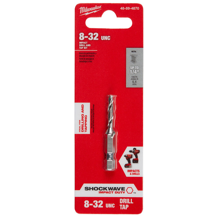 Milwaukee Tools 8-32 SAE IMPACT DRILL TAP 48-89-4870