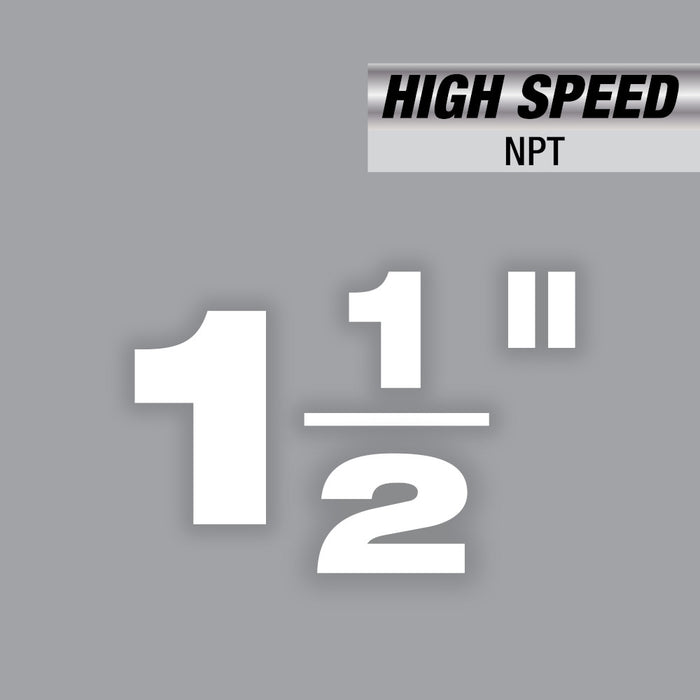 Troquel de roscado de tubos portátil NPT de ALTA VELOCIDAD de 1-1/2" MILWAUKEE