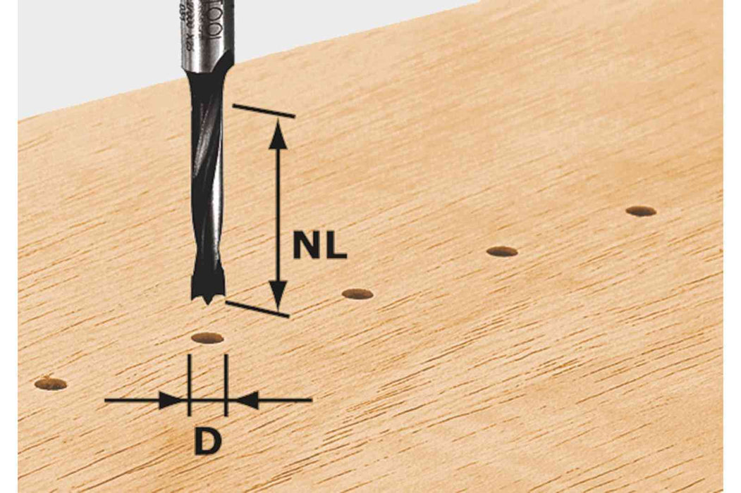 FESTOOL Dowel Drill Bit HW S8 D10/30 Z