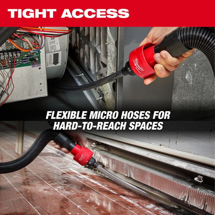 Juego de micromangueras flexibles de largo alcance AIR-TIP™ MILWAUKEE