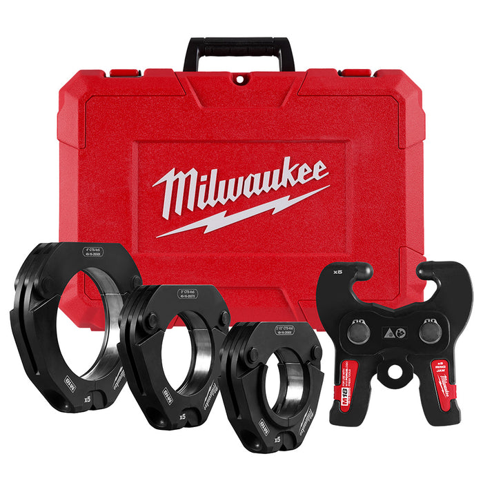 MILWAUKEE Kit de anillos de prensa pivotantes CTS-V de 2-1/2" - 4"