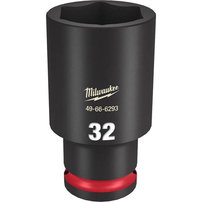 MILWAUKEE SHOCKWAVE Impact Duty 1/2" Drive 32MM Deep 6 Point Socket