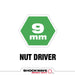 9MM Magnetic Nut Driver BULK 10