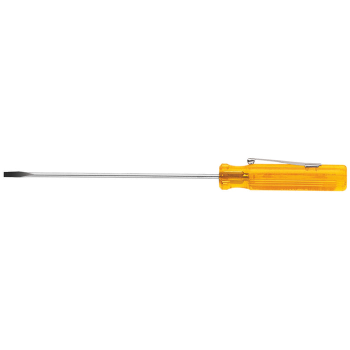 KLEIN TOOLS 3/32" Keystone Pocket Clip Screwdriver, 2" Shank