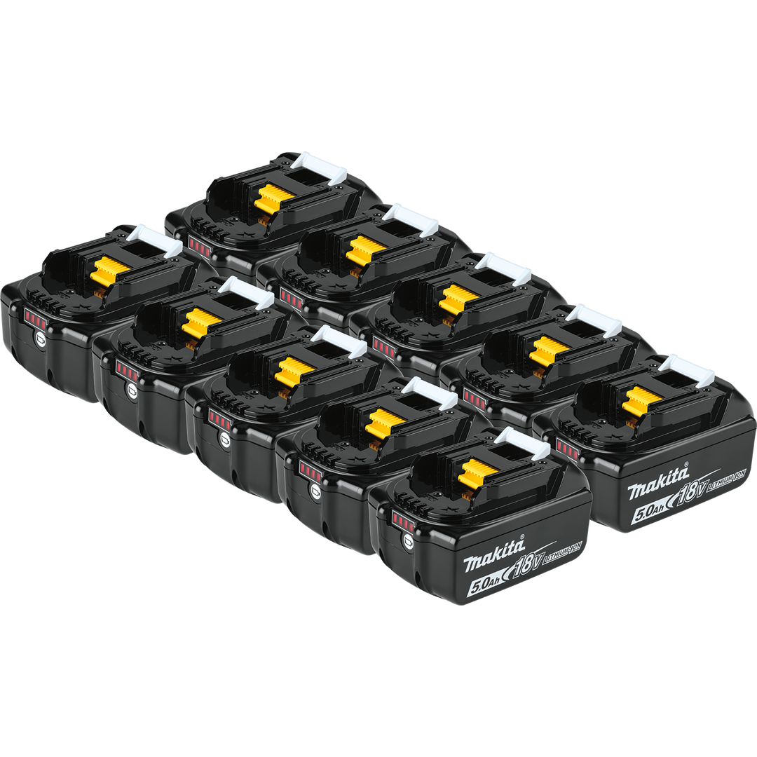 MAKITA 18V LXT® 5.0Ah Battery (10 PACK)