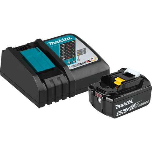 MAKITA 18V LXT® 5.0Ah Battery & Charger Starter Pack