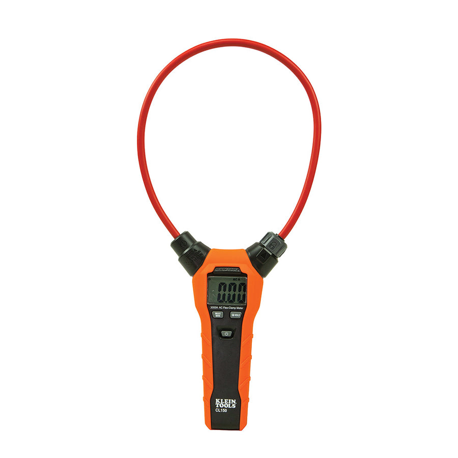 KLEIN TOOLS Clamp Meter, Digital AC Electrical Tester w/ 18" Flexible Clamp