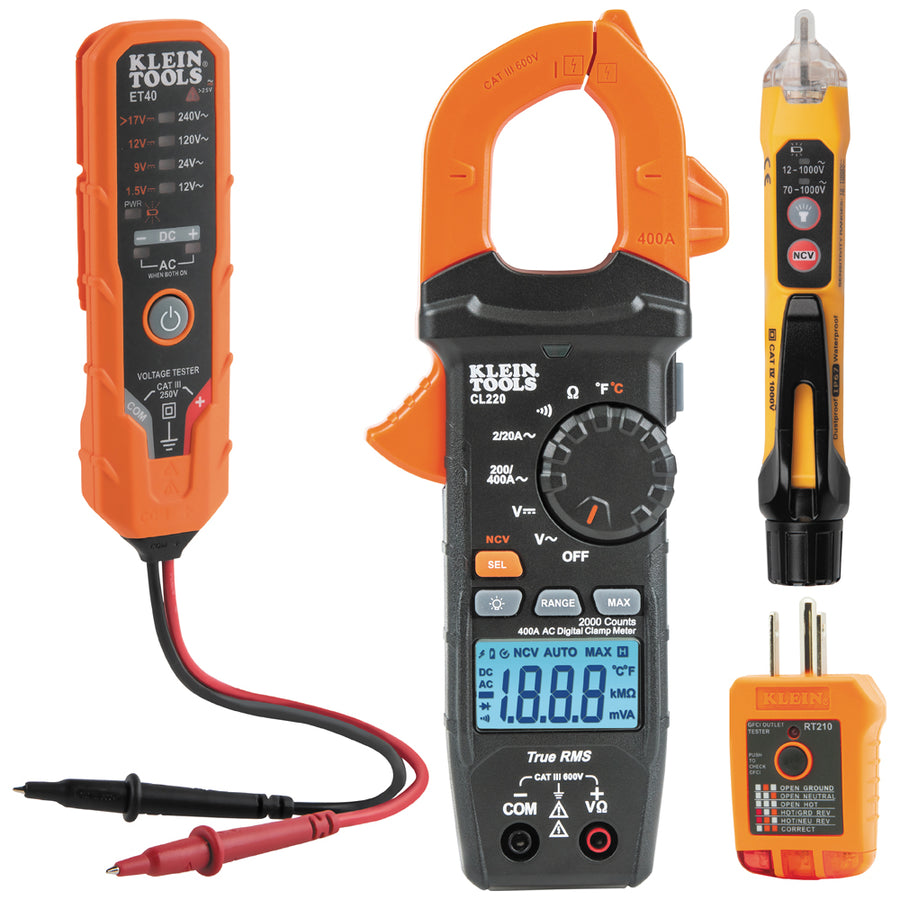 KLEIN TOOLS Premium Meter Electrical Test Kit