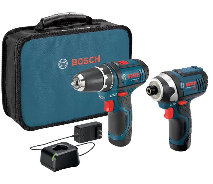 BOSCH 12V MAX 2-Tool Combo Kit w/ 3/8" Drill/Driver & Impact Driver