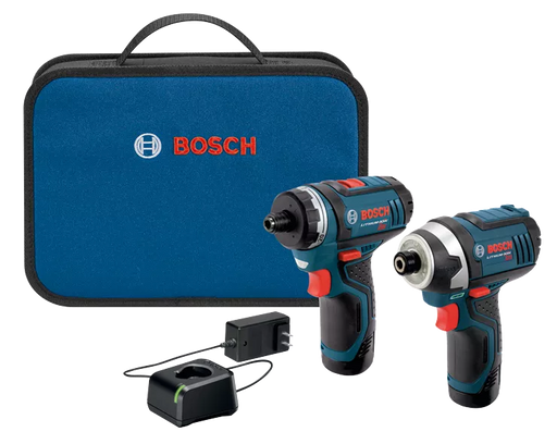 BOSCH 12V MAX 2-Tool Combo Kit w/ 2-Speed Pocket Driver & Impact Driver