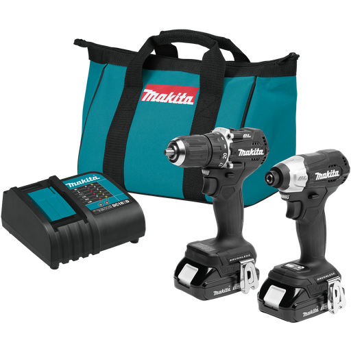 MAKITA 18V LXT® Sub‑Compact 2 PC. Combo Kit