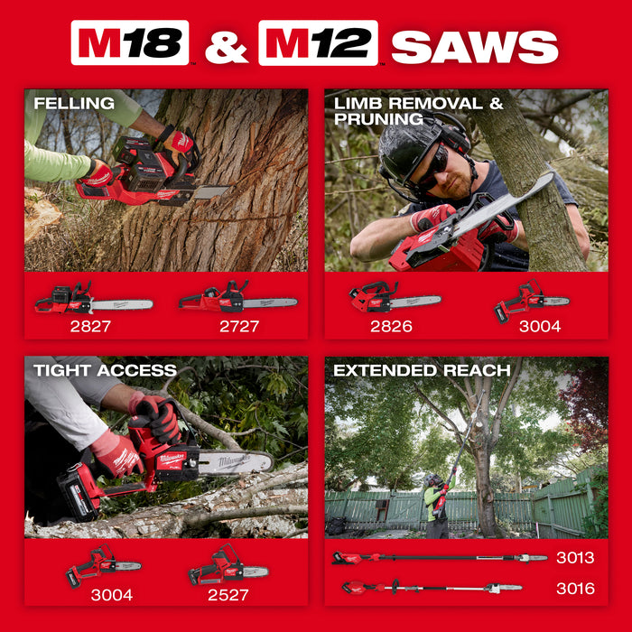 Milwaukee M18 FUEL 14" Top Handle Chainsaw 2826-20T