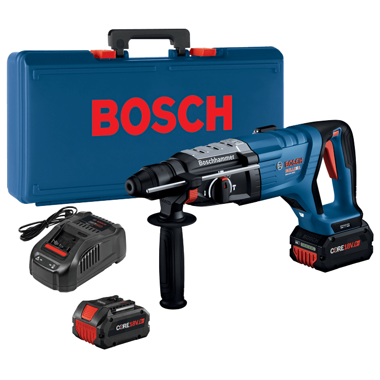 BOSCH 18V Brushless Connected-Ready SDS-PLUS® BULLDOG™ 1-1/8" Rotary Hammer Kit