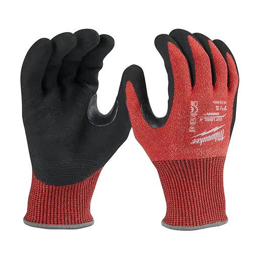 MILWAUKEE Cut Level 4 Nitrile Dipped Gloves