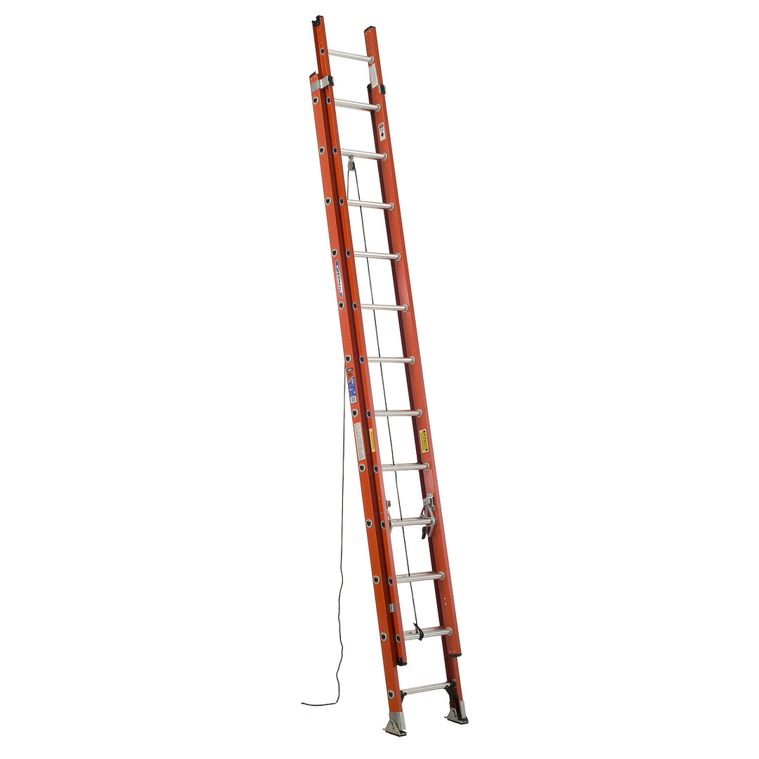 WERNER 24' Type IA Fiberglass D-Rung Extension Ladder
