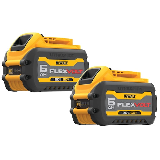 DEWALT 20 MAX* / 60V MAX* FLEXVOLT® 6.0 Ah Battery (2 PACK)