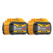 DEWALT 20V MAX* / 60V MAX* FLEXVOLT® 9.0Ah Battery (2 PACK)