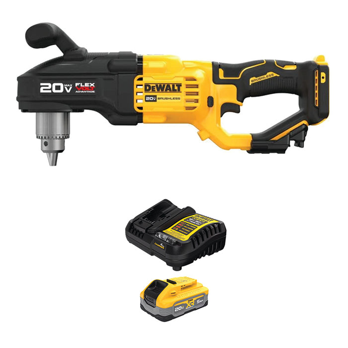 DEWALT 20V MAX* FLEXVOLT ADVANTAGE™ 1/2" Compact Stud & Joist Drill & 20V MAX* XR® POWERSTACK™ 5Ah Battery Kit