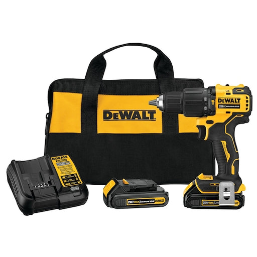 DEWALT ATOMIC‚Äö√ë¬¢ 20V MAX* Compact 1/2" Hammer Drill/Driver Kit