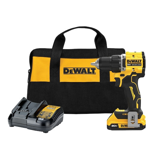 DEWALT ATOMIC 20V MAX* Brushless Cordless 1/2 in. Drill/Driver Kit
