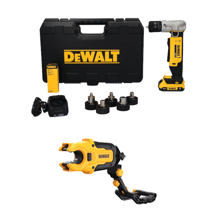 DEWALT 20V MAX* Copper Swage Tool Kit & FREE IMPACT CONNECT™ Copper Pipe Cutter Attachment