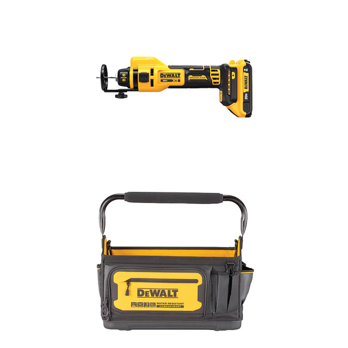 DEWALT 20V MAX* XR® Drywall Cut-Out Tool Kit & FREE 20” PRO Tool Tote