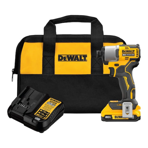 DEWALT 20V MAX* XTREME Cordless Brushless 1/4 in Impact Driver Drill Kit (1) Lithium Ion Battery with Charger