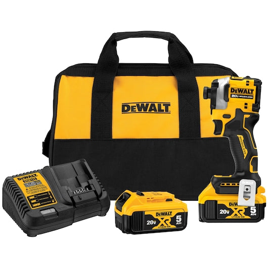 DEWALT 20V MAX* ATOMIC™ 3-Speed 1/4" Impact Driver Kit