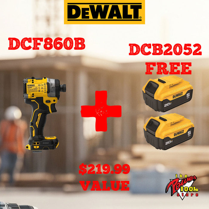 Atornillador de impacto de alto torque de 3 velocidades y 1/4" DEWALT 20V MAX* XR® (solo herramienta)