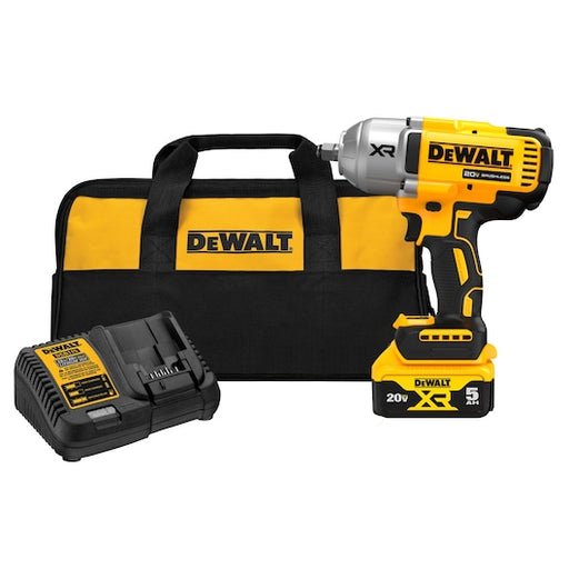 DEWALT 20V MAX* XR® 1/2" High Torque Impact Wrench w/ Hog Ring Anvil Kit