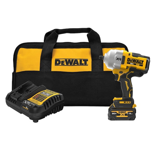 DEWALT 20V MAX* XR® 1/2" High Torque Impact Wrench w/ Hog Ring Anvil Kit