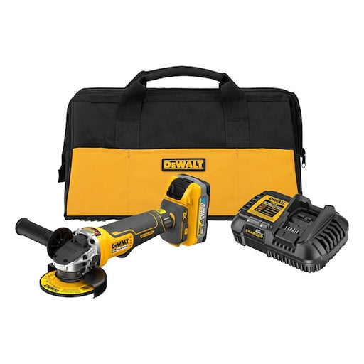 DEWALT 20V MAX* XR® 4-1/2" Paddle Switch Small Angle Grinder Kit