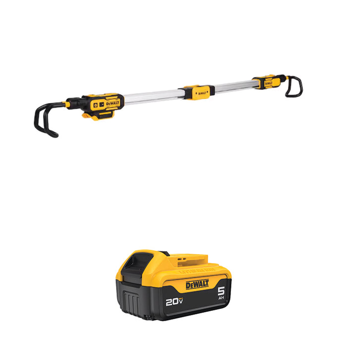 DEWALT 12V MAX* / 20V MAX* Hood Light & FREE 20V MAX* 5Ah Battery