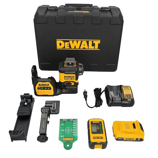 DEWALT 20V MAX* XR¬¨√Ü 3 X 360 High Precision Green Laser Kit
