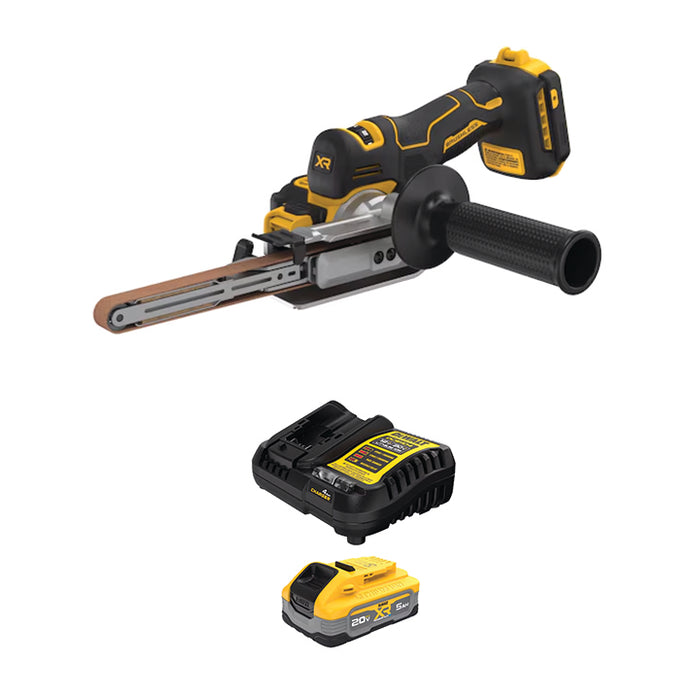 DEWALT 20V MAX* XR® 18" Bandfile & 20V MAX* XR® POWERSTACK™ 5Ah Battery Kit