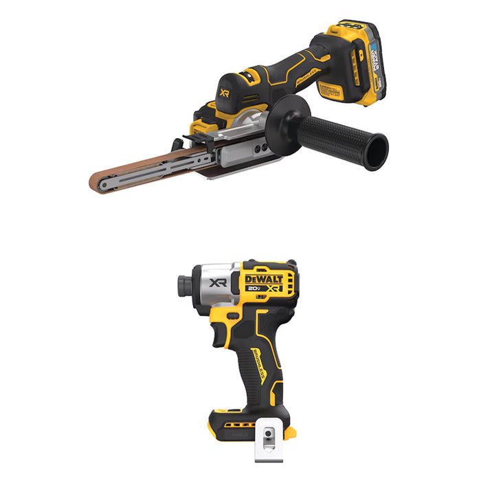 DEWALT 20V MAX* XR® 18" Bandfile Kit & FREE 20V MAX* XR® 3-Speed Impact 1/4" Driver