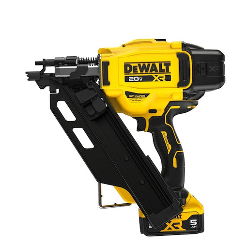 DEWALT 20V MAX* 30¬¨‚àû Paper Tape Framing Nailer Kit