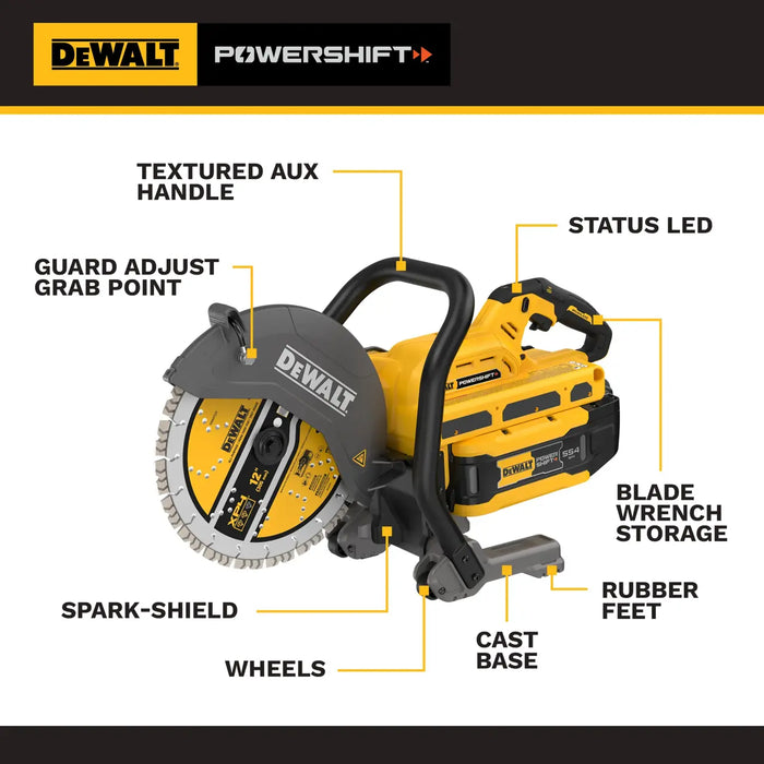 DEWALT POWERSHIFT™ 12 in. Cut-Off Saw Kit
