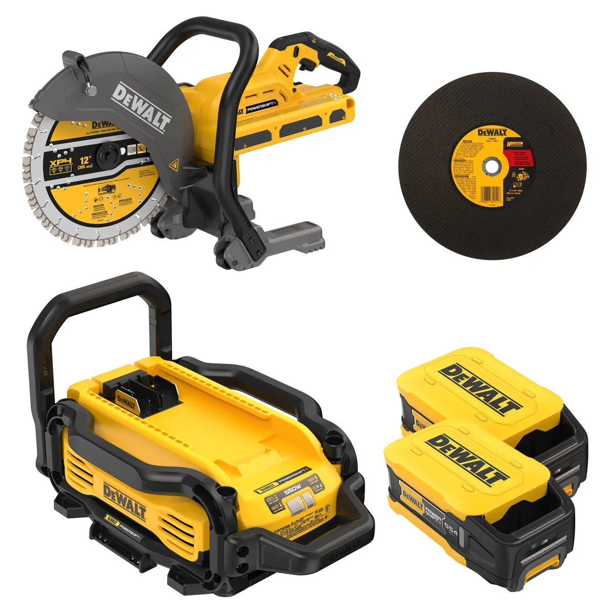 DEWALT POWERSHIFT™ 12 in. Cut-Off Saw Kit — The Power Tool Store